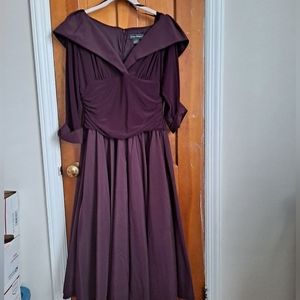 Jessica Howard Deep Purple Dress